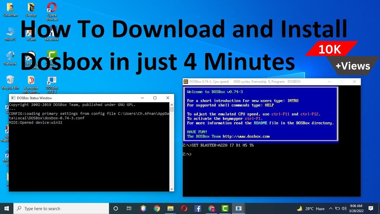 How to Download and Install DOSBox on Windows (7, 8, 10 & 11) in Just 4 Minutes